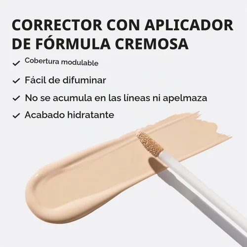 Vista 4 de [NUEVO] AEKYUNGLUNA Corrector de Punta de Larga Duración 15C Tipo Líquido Hidratante Cobertura Completa para Ojeras, Líneas Finas