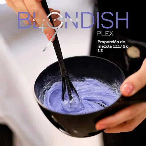 Vista 6 de BLONDISH PLEX + 9 polvos blanqueadores para el cabello, blanqueador plex, iluminador, aclarador de cabello, aclara más de 9 tonos, 6.35 oz, 6.34