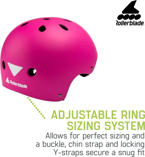 Vista 4 de Rollerblade Casco RB JR para niños, color rosa