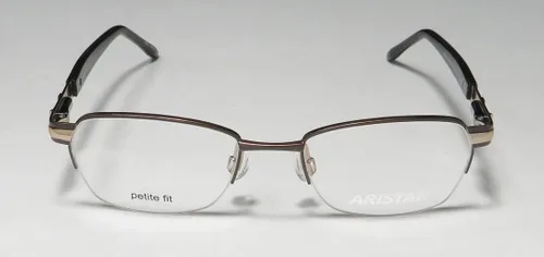 Vista 3 de Aristar 16370 WomensLadies Rectangular Half-rim Flexible Hinges EyeglassesSpectacles