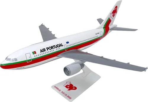 Vista 3 de TAP Air Portugal Airbus A310-300 Escala 1:200 - Modelo miniatura de avión de plástico Snap Fit - Réplica coleccionable de aviones TAP Air Portugal