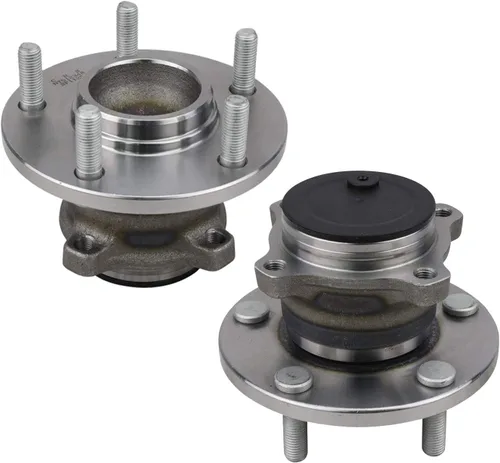 Vista 5 de Par de 2 bujes de rueda trasera y conjunto de rodamientos para modelos Mazda 3 2004-2008 sin ABS