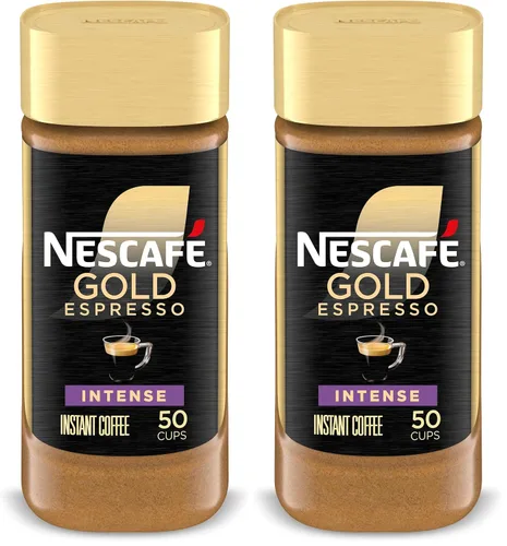 Vista 13 de NESCAFÉ - Café instantáneo espresso descafeinado dorado, tarro de 3.17 onzas Espresso instantáneo descafeinado; frasco individual de 90 g (3.17 oz)