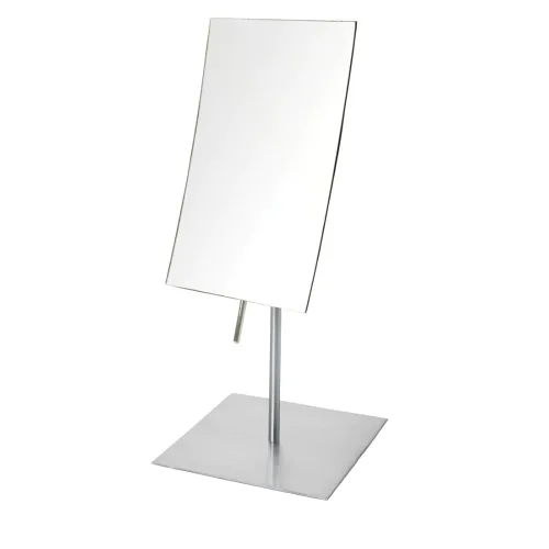 Vista 11 de JERDON Espejo rectangular de maquillaje de mesa, aumento 3X con acabado negro, espejo de tocador de 5 x 8 pulgadas, ajuste de pivote, modelo JP358BK