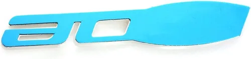 Vista 6 de 2 emblemas de guardabarros Z06 de repuesto para Chevrolet Corvette C5 (cromo/negro)