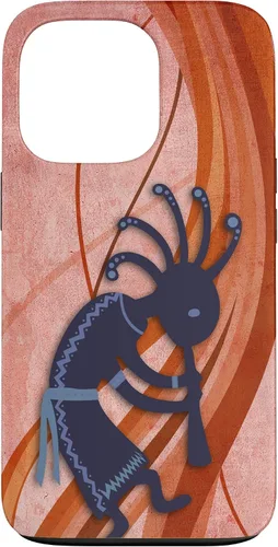 Vista 10 de Native American Kokopelli - Old School 2 - Fan Fun Case for iPhone 17
