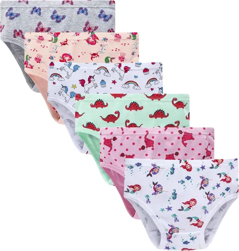 Vista 20 de Barara King - Ropa interior de algodón suave para niñas pequeñas, infantes y niños