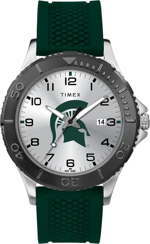 Vista 34 de Timex Tribute Men's Collegiate Gamer 42mm Watch – Georgia Bulldogs with Black Silicone Strap