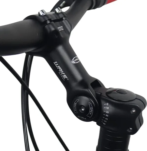 Vista 7 de CYSKY Vástago de bicicleta ajustable 31.8 25.4 3.543 in/4.331 in/5.118 in 0-60 grados ajustable MTB vástago de bicicleta elevador para bicicleta