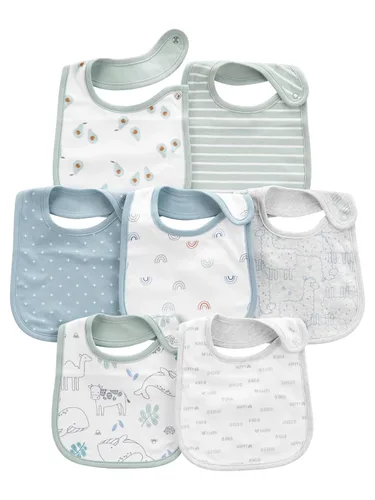 Vista 9 de Simple Joys by Carter's Baberos de dentición para bebé niño (7 unidades)
