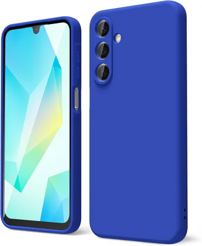 Vista 87 de oakxco Funda para teléfono Samsung Galaxy A12 con agarre de silicona líquida, linda delgada fina suave cubierta de gel de goma TPU lisa para mujeres