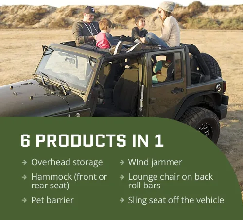 Vista 3 de Jammock! - Hamacas para tu Jeep o camión