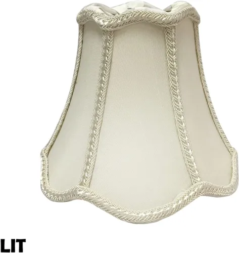 Vista 3 de Royal Designs, Inc. CS-502EG - Lámpara de araña con borde decorativo, 2.5 x 5 x 4.5, cáscara de huevo