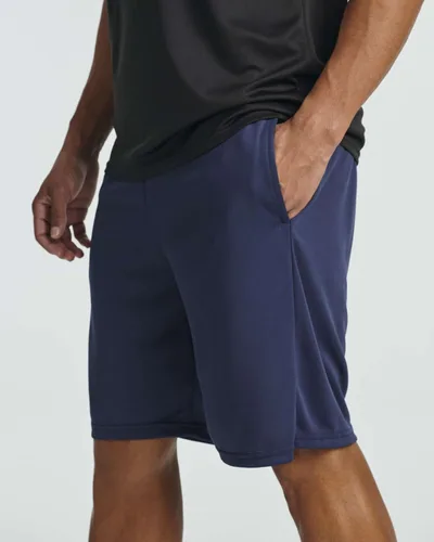 Vista 5 de Real Essentials 5 Pack Men's Mesh Athletic Basketball Shorts Quick Dry Activewear with Pockets