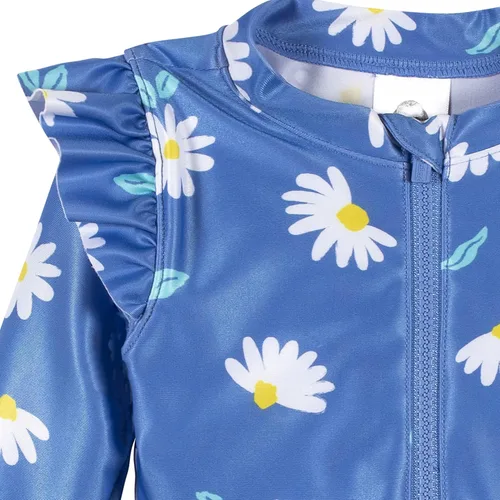 Vista 3 de Gerber Traje de baño de una pieza de manga larga para bebé niña