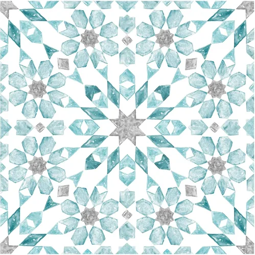 Vista 9 de FloorPops FP2949 Radiance Peel & Stick - Azulejos para suelo, color azul