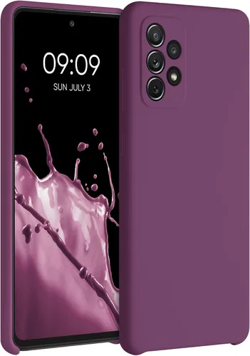 Vista 85 de kwmobile Funda Compatible con Samsung Galaxy A14 5G - Funda de teléfono de TPU y silicona con acabado suave - Verde Lima