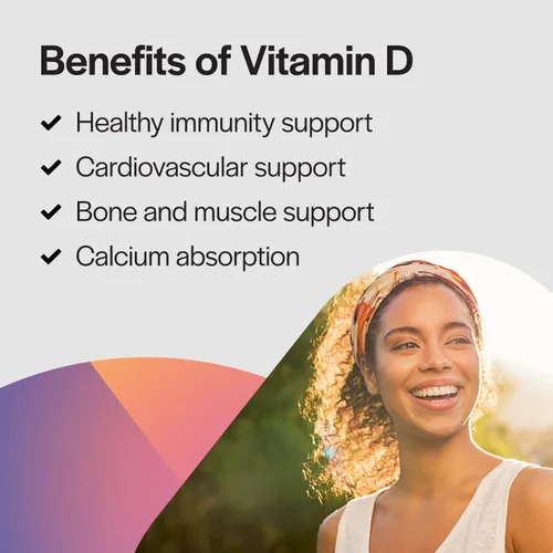 Vista 5 de PureFormulas Vitamina D3 1,000 UI 25 mcg - Suplemento de vitamina D premium para la formación saludable de huesos, dientes, salud cardiovascular