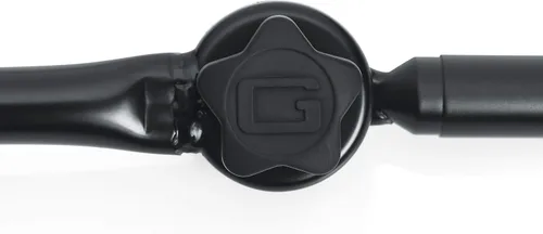 Vista 3 de Gator Frameworks Mini brazo de pluma en ángulo ajustable con diseño entrelazado, brazo de pluma de 9 pulgadas (GFW-MIC-CLMPBM9)