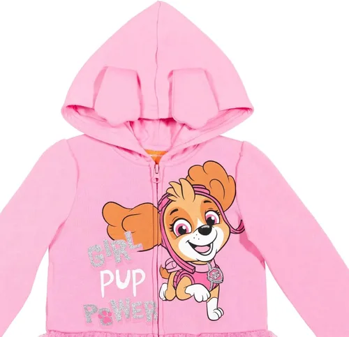 Vista 3 de Paw Patrol Skye - Sudadera con capucha y cremallera para bebé a niño grande