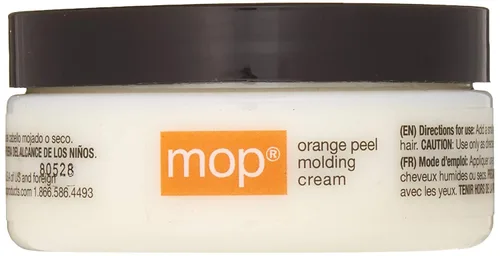Vista 2 de MOP Crema de moldeo de cáscara de naranja, 2.6 onzas, añade textura y profundidad con un acabado mate medio