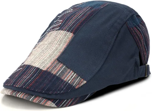 Vista 11 de M MOACC Gorra de Newsboy para hombre, boina de algodón, con hebilla ajustable de cabbie Gatsby, gorras planas para conducir