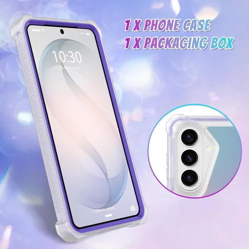 Vista 265 de Bonoma - Funda compatible con Samsung Galaxy S21 Plus, diseño de corazón con purpurina, color rosa Support for MagSafe, Plating Magnetic Case TPU