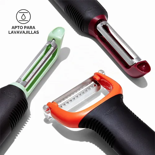 Vista 5 de OXO Good Grips - Juego de pelador de 3 piezas, remolacha, hinojo, ñame