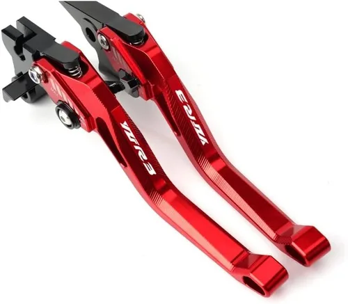 Vista 4 de QQLADY Z 3D Rhombus CNC Palanca de freno de embrague corto ajustable para motocicleta Yamaha YZFR3 YZF-R3 MT03 MT 03 2014 2015 2016 2017 2018-2022 X