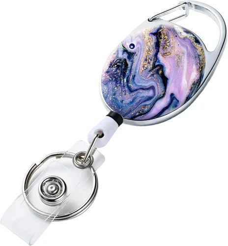 Vista 28 de Portatarrete de Insignia Retráctil con Portarretes Retráctil para Llaves, Lindo Portarrete de Insignia Decorativo para Enfermeras con Clip