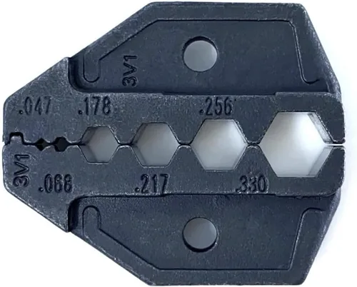 Vista 2 de Juegos de troqueles de herramienta de crimpado intercambiables para cables coaxiales de RF (G-D3A)