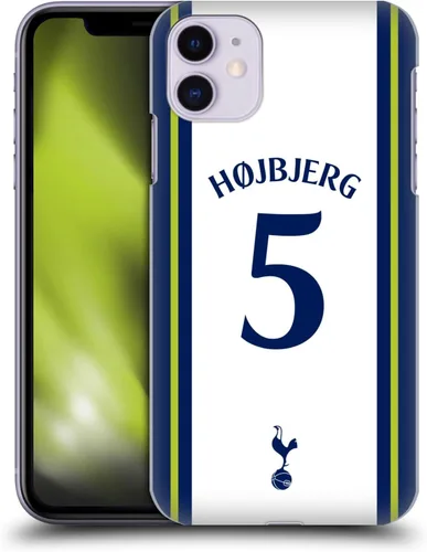 Vista 12 de Head Case Designs Officially Licensed Tottenham Hotspur F.C. Cristian Romero 2022/23 Players Home Kit Hard Back Case Compatible with Apple iPhone 11