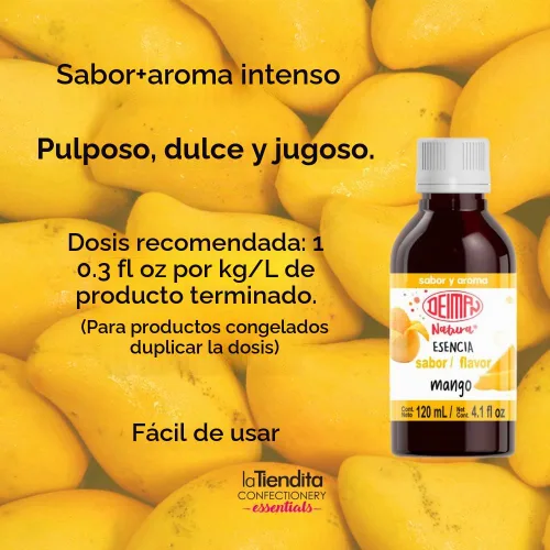 Vista 2 de Deiman Natura Artificial Food Flavoring Mango Essence (4 fl oz)