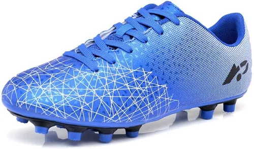 Vista 12 de Women's Men's Soccer Cleats Training Shoes Negro
