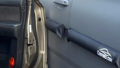 Vista 5 de HRX Protector de abolladuras para puertas de auto para puertas de auto no de aluminio - Paquete de 4 puertas - Protectores de puerta magnéticos