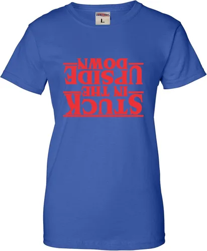 Vista 24 de Go All Out Camiseta para mujer Stuck in The Upside Down