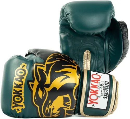 Vista 13 de YOKKAO Guantes de boxeo Muay Thai transpirables de diseño Guantes de entrenamiento y combate de cuero premium para hombres y mujeres Guantes