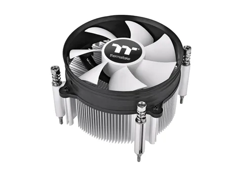 Vista 10 de Thermaltake 95W Gravity A2 Enfriador de CPU para Escritorio, Ventilador de Refrigeración de Extrusión de Aluminio de 92 mm, 4 Pines PWM 1200~3500rpm