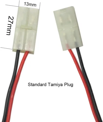 Vista 5 de Batería recargable de 7.2v 3800mAh NI-MH RC con enchufe Tamiya estándar para coches RC (paquete de 1)