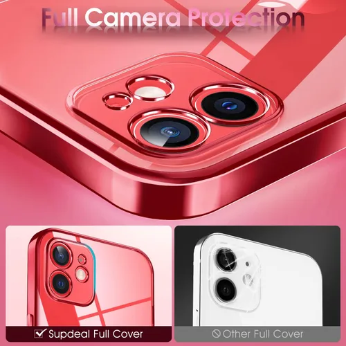 Vista 11 de Supdeal Funda cristalina transparente para iPhone 11, [No se amarillea] [Protección de la cámara] [Probado contra caídas de grado militar] Funda