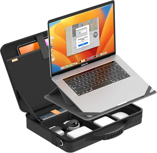 Vista 14 de Smatree Funda rígida para laptop para Galaxy Book4 Edge de 14 pulgadas Negro