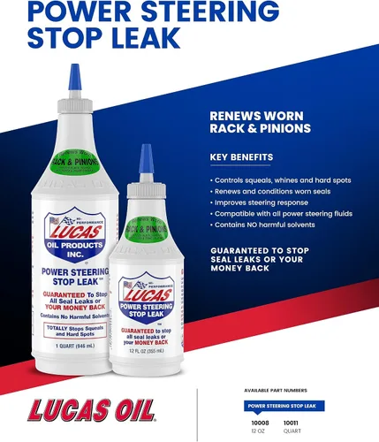 Vista 5 de Lucas Oil 10011 sellador de fugas para dirección asistida, 1 cuarto de galón
