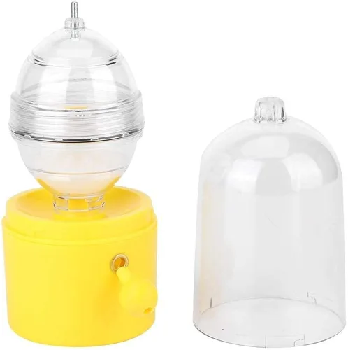 Vista 5 de Mezclador de huevos de silicona batidor de mano para hacer huevos dorados con cuerda de tirar huevos, herramienta de cocina, mezclador de utensilios