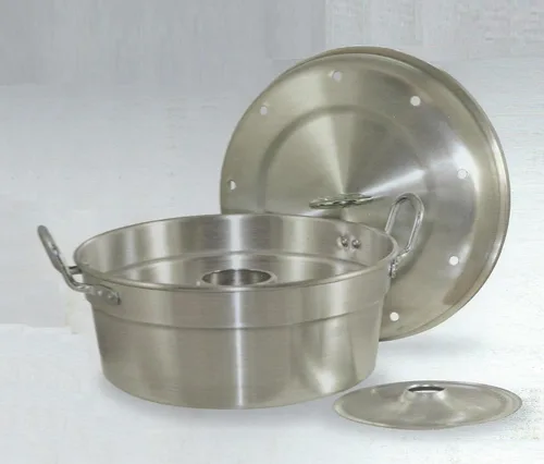 Vista 7 de Tredoni Olla para hornear y horno, olla multiusos de aluminio con anillo hueco de 9.5 pulgadas (9.4 in = 9.5 pulgadas)