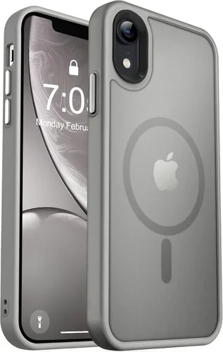 Vista 175 de MOCCA - Funda magnética resistente para iPhone XR de 6.1 pulgadas, compatible con MagSafe, funda con protección contra caídas de grado militar