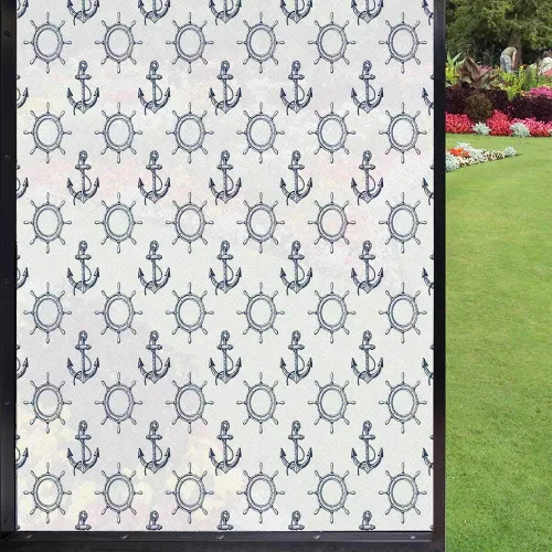 Vista 10 de Koi Fish - Película de adherencia estática para ventana, imagen de fortuna china y tranquilidad de poder de Koi, película de vinilo estático Color18