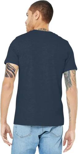Vista 4 de Bella Canvas Camiseta unisex jaspeado CVC para adultos