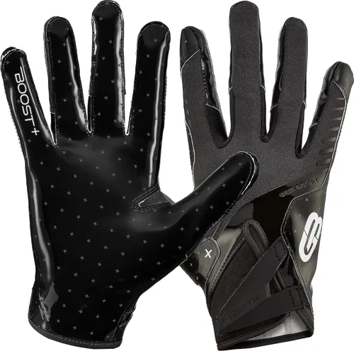 Vista 7 de Guantes de fútbol Grip Boost - Tecnología Stealth 6.0 Boost Plus adhesiva sólida - Guantes de fútbol para receptores amplios, tallas para hombres
