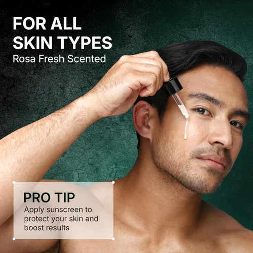Vista 7 de ABERA Suero de retinol para hombre, suero antienvejecimiento para la cara, reduce las manchas oscuras, melasma, arrugas y bolsas para los ojos