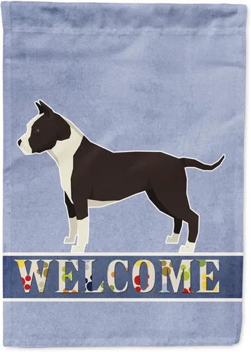 Vista 81 de Caroline's Treasures CK3704GF Bandera de jardín de bienvenida de Akita Shepherd Black and Tan - Bandera decorativa para patio exterior, patio